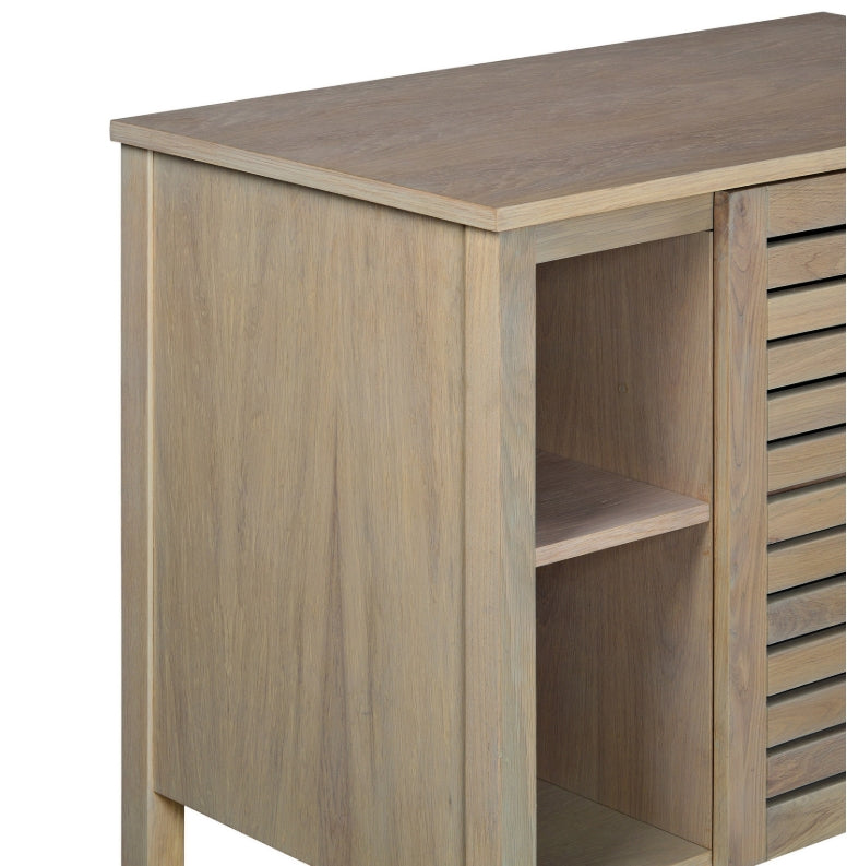 Meuble sous-vasque simple vasque 2p l.90 x H.78 x P.50 cm plaqué chêne