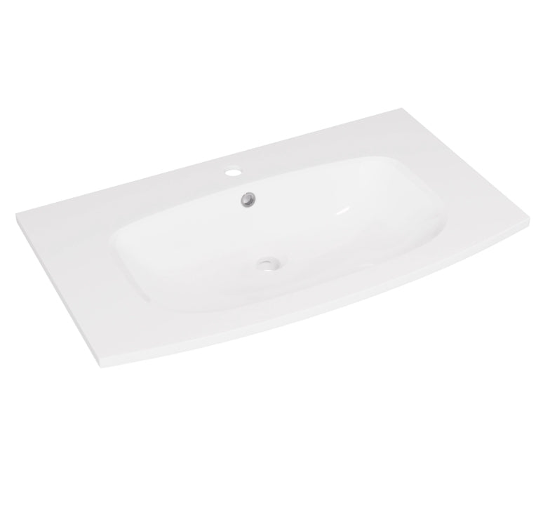 Meuble simple vasque, 2t l.81.2 x H.53.7 x P.47.5 cm, blanc mat,berl