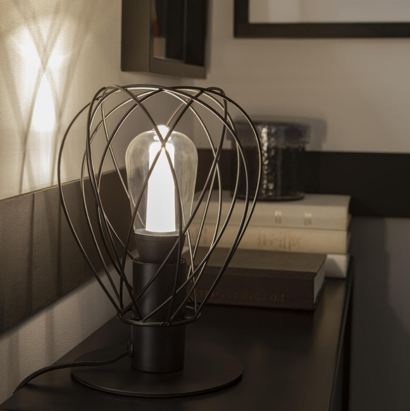 Ampoule LED design à filament, culot E27, 500Lm = 45W, lumière ambiante réglable (blanc chaud à blanc froid), parfaite pour ambiance moderne, marque LEXMAN
